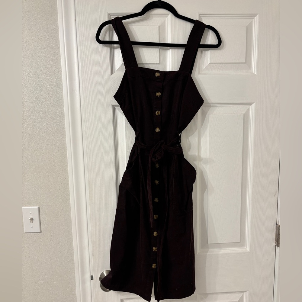 Universal Thread maroon Corduroy dress